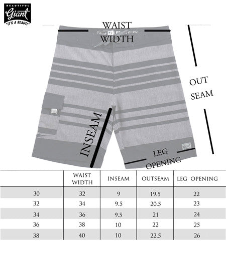 Beautiful Giant Men's Beach Vacation Swimwear Shorts (CABO)